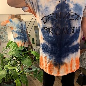 Denver Broncos tie dye t-shirt